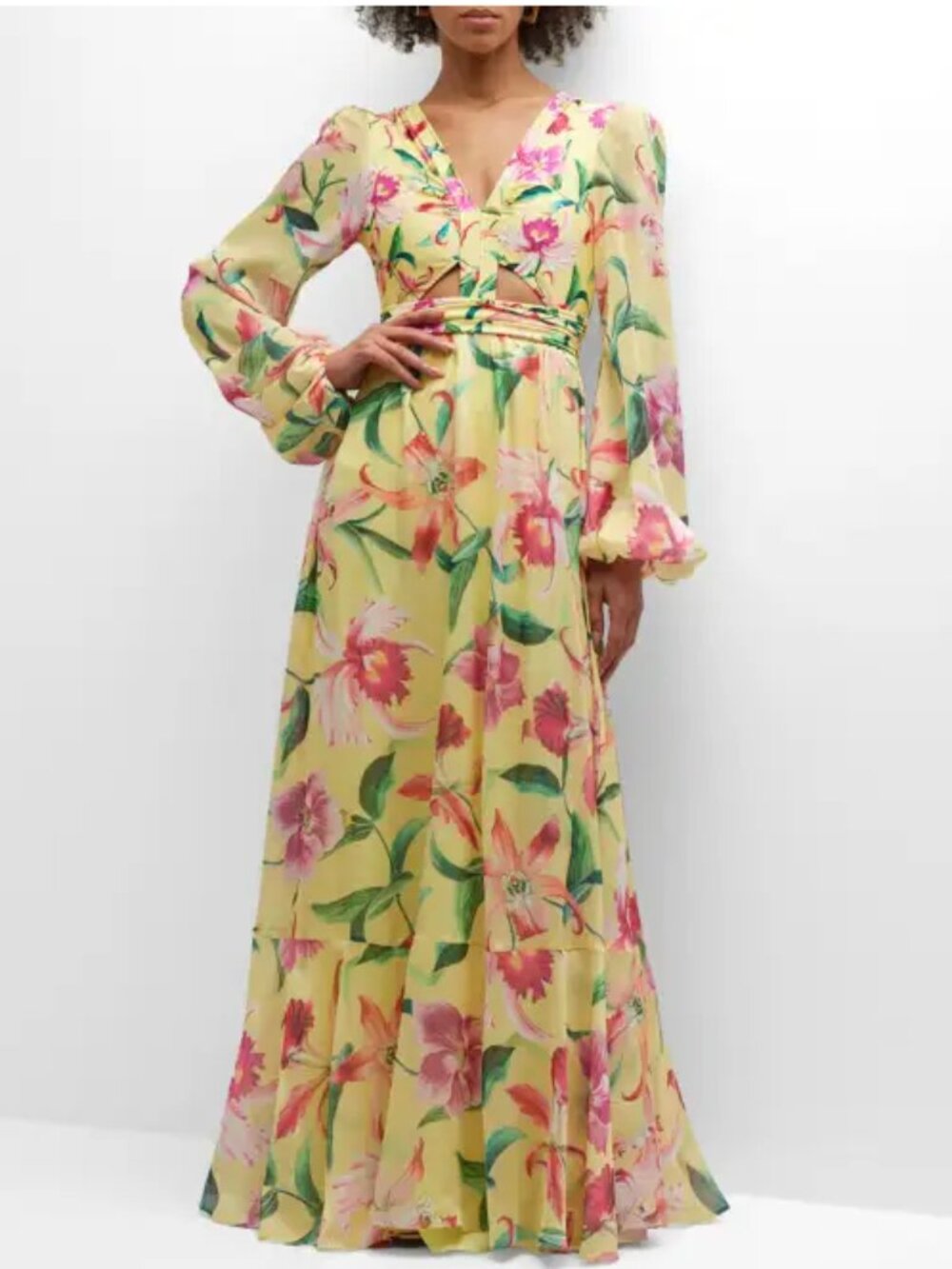NWT PatBO Laelia cut-out maxi dress